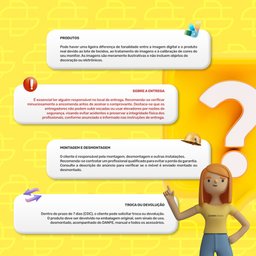 Puff Decorativo Living Aisha Orgânico Veludo Azul Marinho - Desk Design - 7