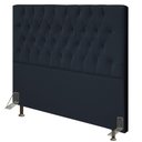Ver imagem 1 de Cabeceira Cama Box Casal Queen 160cm Diamante Veludo J02 Preto