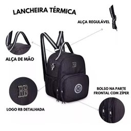 Lancheira Mini Mochila Termica Rebecca Bonbon Alça 2 em 1 - 2