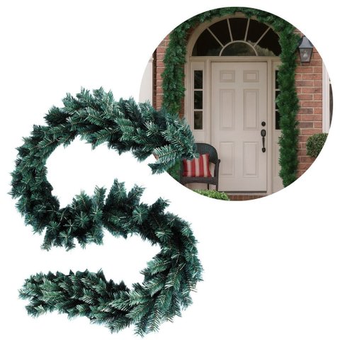Festão Verde Aramado Prime 180 Galhos 2,7 Metros X 23cm - Master Christmas