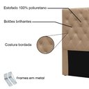 Ver imagem 4 de Cabeceira King 1,95m Toledo Suede - Pallazio Caramelo