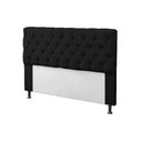 Ver imagem 1 de Cabeceira para Cama Box Queen 160cm Mirage c/ Capitonê Suede Preto