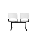 Ver imagem 2 de Longarina Turim 2 Lugares Maiart Branco