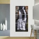 Ver imagem 3 de Quadro Cachoeira Paisagem Da Natureza Vertical Corredor