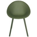 Ver imagem 3 de Kit 4 Cadeiras Drops Rivatti em Polipropileno Verde Base Desmontável Verde