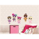 Ver imagem 1 de Adesivo de Parede LOL Surprise - Bonequinhas + Poás