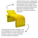 Ver imagem 5 de Maca Estofada Estética Cílios Regulável Spa Suede Ivete:amarelo