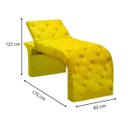 Ver imagem 3 de Maca Estofada Estética Cílios Regulável Spa Suede Ivete:amarelo