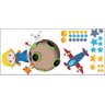 Adesivo De Parede Pequeno Príncipe Avião Planeta estrelas - RA Personalize - 2