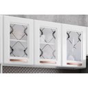 Ver imagem 2 de Cozinha Compacta Mirage New 3 Peças (2 Armários + 1 Paneleiro) Cpt114 Branco/preto - Telasul