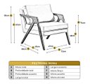 Ver imagem 2 de Kit 2 Poltronas Decorativa Mona Madeira Maciça-Veludo Verde