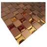 Kit 44 Pastilhas Adesiva Dourada Metalizada Espelhada 30cmx30cm D86 Equivale 4 Metros Quadrados - 3