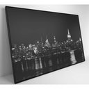 Ver imagem 6 de Quadro Rio Hudson Preto E Branco 60x40 Cm Vidro Impresso