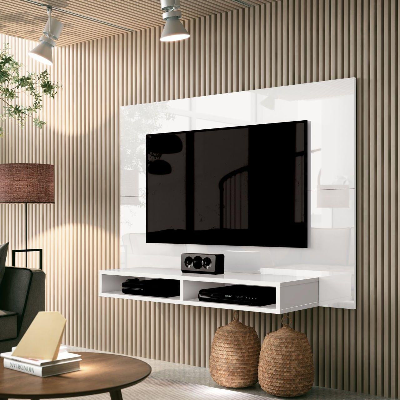 Painel para TV Fox BRANCO - EDN Móveis - 1