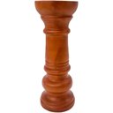 Ver imagem 1 de Castiçal Porta Vela Home&co Madeira 37x13x13cm Natural