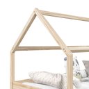 Ver mais imagens de Cama Montessoriana Madeira Maciça Casa com Estrado Clia Natural Idimex