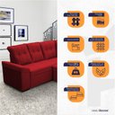 Ver imagem 2 de Sofá Canto London Suede Velut - King House