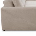 Ver imagem 3 de Sofá Cama Retrátil para Sala de Estar 3 Lugares 202cm Galileu F04 Linho Cru - Lyam Decor