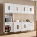 Ver imagem 1 de Cozinha Lorena 14 Portas Fruteira Kaiki Móveis -branco