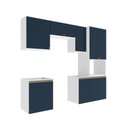 Ver imagem 1 de Lavanderia Modulada Kappesberg Celeste 6 Peças Branco/azul 250cm