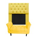 Ver imagem 1 de Kit Cabeceira Mirage e Calçadeira Báu Grécia Casal 140cm:Amarelo