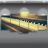Quadro decorativo Piano Teclado Mosaico 5 Peças - 5