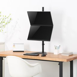 Suporte 2 Monitores 15 a 34 Vertical com Base V1224n - 7
