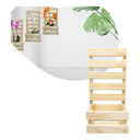 Ver imagem 4 de Floreira Treliça de Madeira Jardim Vertical Kit C/3 Paineis Cachepo