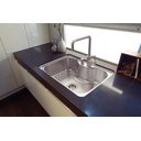 Ver imagem 6 de Cuba Morgana Undermount 69x49 Cm em Aço Inox com Acabamento Acetinado com Válvula Tramontina 93806/1