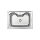 Ver imagem 1 de Cuba Morgana Undermount 69x49 Cm em Aço Inox com Acabamento Acetinado com Válvula Tramontina 93806/1