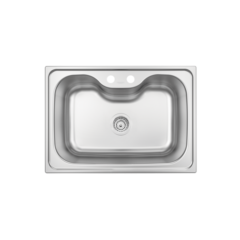 Cuba Morgana Undermount 69x49 Cm em Aço Inox com Acabamento Acetinado com Válvula Tramontina 93806/1