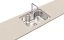 Ver imagem 5 de Cuba Morgana Undermount 69x49 Cm em Aço Inox com Acabamento Acetinado com Válvula Tramontina 93806/1