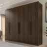 Guarda-roupa Casal Siena 6 Portas 6 Gavetas 100% Mdf Savana - Pnr Móveis - 1