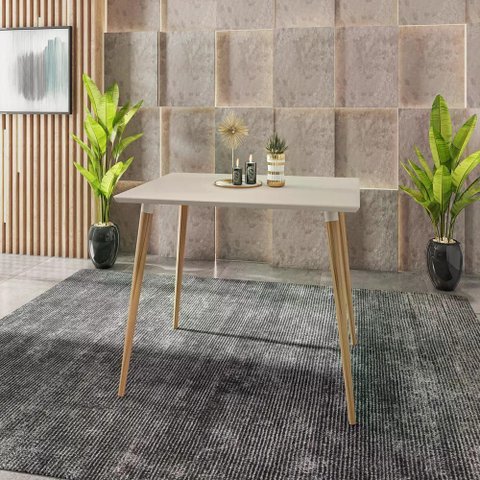 Mesa Veneza 120 cm Cor:Off White