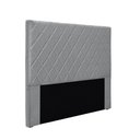 Ver imagem 1 de Cabeceira Cama Box Solteiro 90 Cm Dubai Linho S04 - D'Rossi Cor Cinza