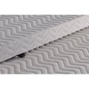 Ver mais imagens de Cama Box Base c/Auxiliar Solteiro Universal Rústico Bordado White (88x188x32) - Paropas