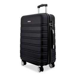 Kit Conjunto 2 Malas Rígidas 360° com Tsa Mais Frasqueira - Gladiador A3Pm Cor: Preto - 2