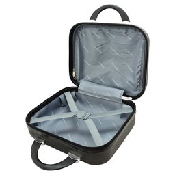 Kit Conjunto 2 Malas Rígidas 360° com Tsa Mais Frasqueira - Gladiador A3Pm Cor: Preto - 4