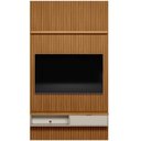 Ver mais imagens de Painel Ripado para Tv 60 Pol Slats e Bancada Lisa 141x250cm L05 Nature Off White - Lyam Decor