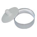 Ver imagem 2 de Aro Modelador de Hamburguer em Aço Inox e Compactador 11x4cm Doupan - 9127
