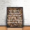Ver imagem 1 de Quadro Moldura - Religião Frase Reflexiva Buda Folhas Tarefa