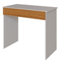 Ver imagem 6 de Mesa Escrivaninha Sevilha 1 Gaveta Branco/freijó