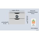 Ver imagem 4 de Aparador Suspenso com gaveta Flow , criado mudo suspenso - Branco