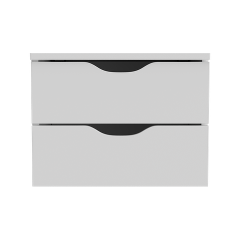 Aparador Suspenso com gaveta Flow , criado mudo suspenso - Branco