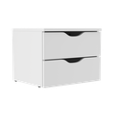 Ver imagem 2 de Aparador Suspenso com gaveta Flow , criado mudo suspenso - Branco