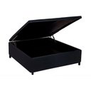 Ver imagem 1 de Cama Box Baú Casal Universal Courano Black (138x188x35) - Costa Rica