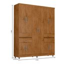Ver imagem 7 de Guarda Roupa Casal Exellence 2230 Araplac