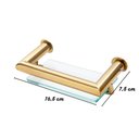 Ver imagem 6 de Porta Sabonete Saboneteira Banheiro em Aço Inox Dourado Linha Tessália Stainless