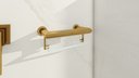 Ver imagem 4 de Porta Sabonete Saboneteira Banheiro em Aço Inox Dourado Linha Tessália Stainless