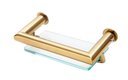 Ver imagem 2 de Porta Sabonete Saboneteira Banheiro em Aço Inox Dourado Linha Tessália Stainless
